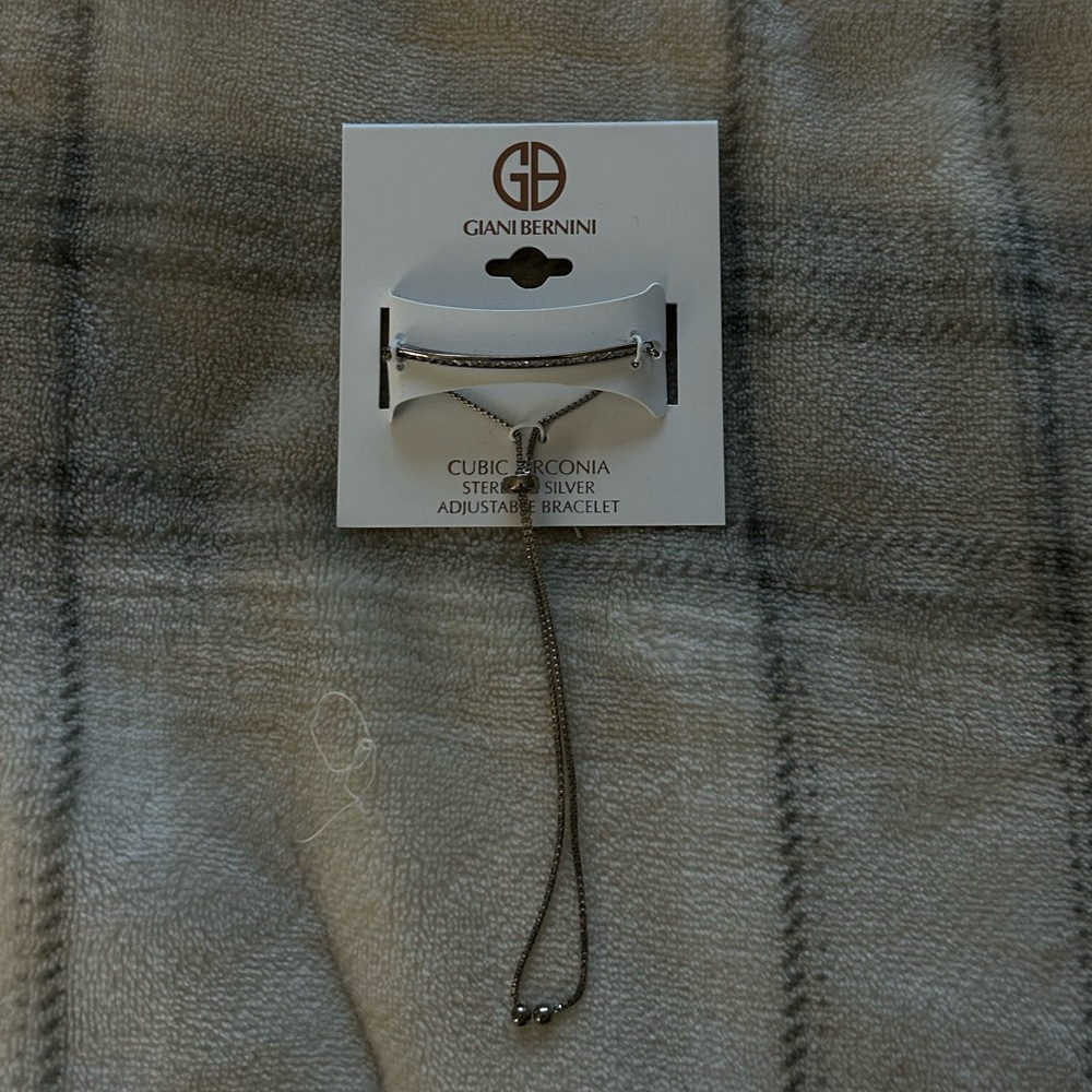 NWT Giani Bernini Sterling Silver Adjustable Bracelet